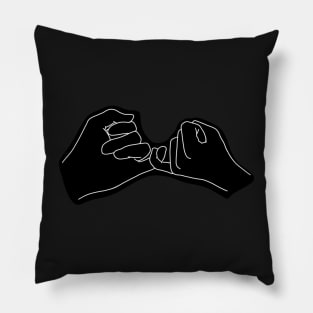 Pinky Promise Sticker Pillow