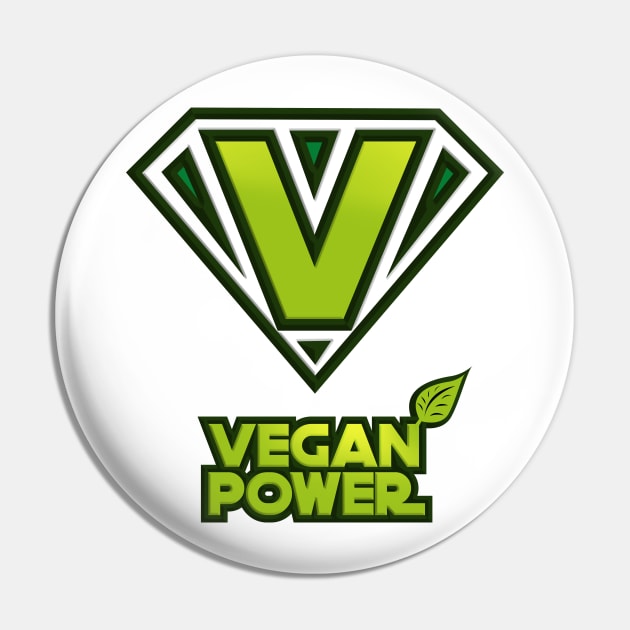 Vegan Power Pin by FerMinem