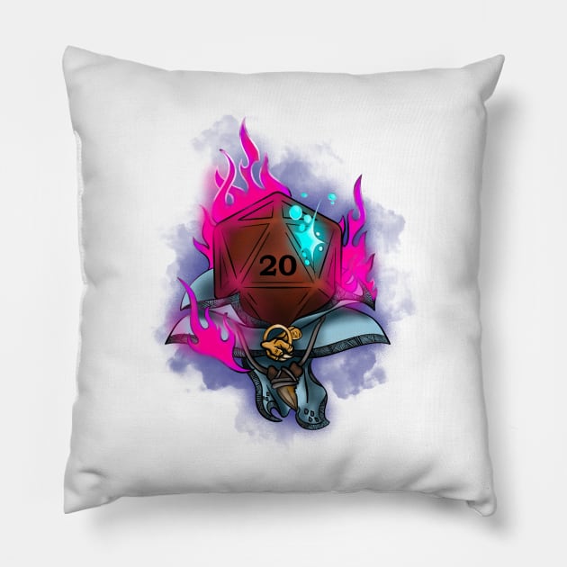 D&Dice; Sorcerer Pillow by xdrewstroyerx