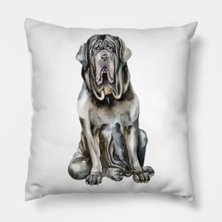 Black Mastiff Pillow