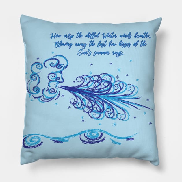 The Winter Wind Pillow by alifefullofsweetthings