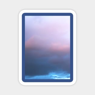 Blue Pink Clouds Magnet