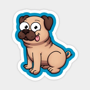 Cute Pug Magnet