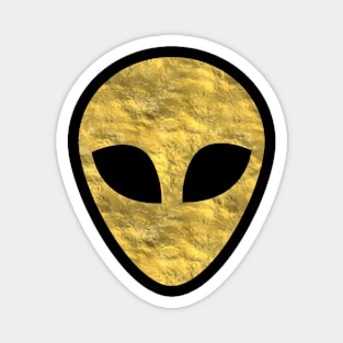 Golden Alien Magnet