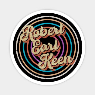 vintage circle line color Robert Earl Keen Magnet