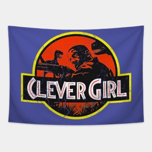 Clever Girl Negative Space Tapestry