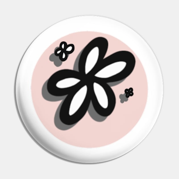 Small Flower Icon Pin by Sydnini_art