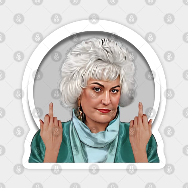 Dorothy Zbornak Flips Off Magnet by Zbornak Designs