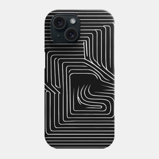 Not Perfect Visuals | Minimalist | NOptical Illusion | Broken waves 2 Phone Case
