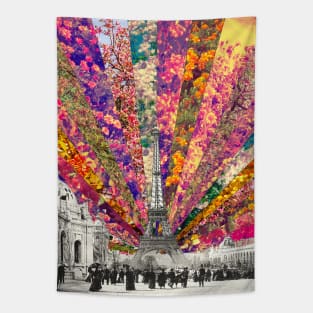 Vintage Paris Tapestry