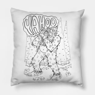 Yahoo - a Bigfoot Creature Pillow