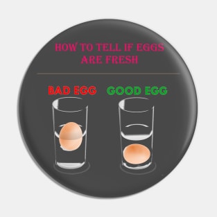 How to tell if eggs are fresh Pin