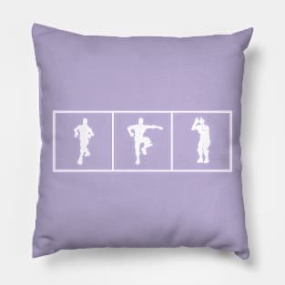Minimalist Fortnite Emotes Pillow