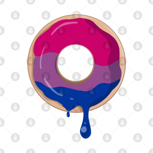 Bi Pride Donut by LittleGreenHat