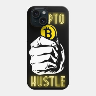 Crypto Hustle Bitcoin, Ethereum, Doge, XRP Phone Case