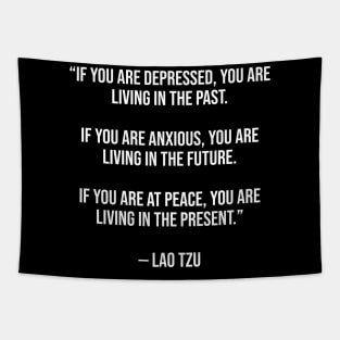 Lao Tzu Quote Tapestry