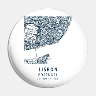 lisbon simple map Pin