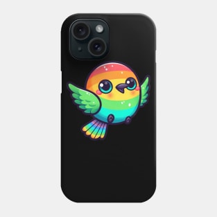 Kawaii Rainbow Bee Eater Phone Case