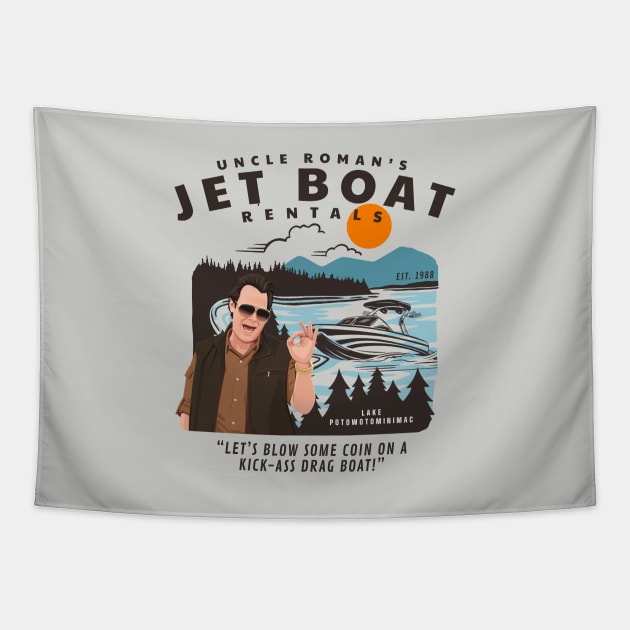 Uncle Roman's Jet Boat Rentals - Est. 1988 Tapestry by BodinStreet