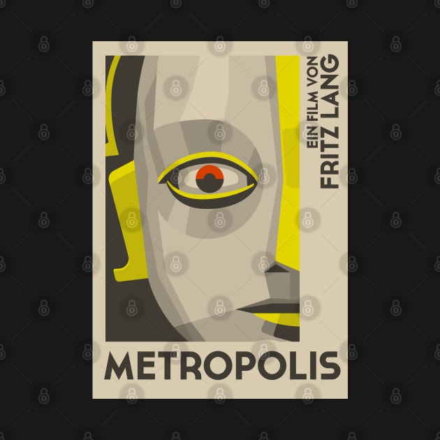 Metropolis Poster by Fritz Lang by Chill Studio