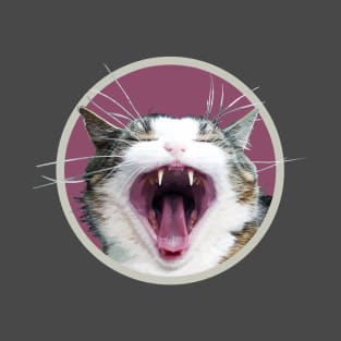 Yawning Kitty T-Shirt