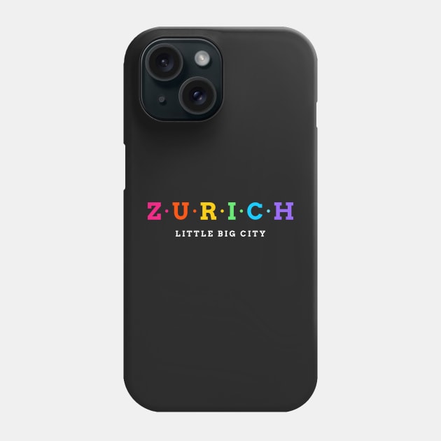 Zurich, Switzerland Phone Case by Koolstudio