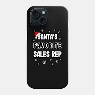 Santa'S Favorite Sales Rep Phone Case