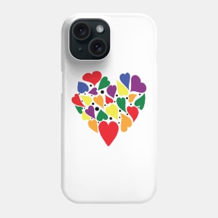 Colorful heart Phone Case