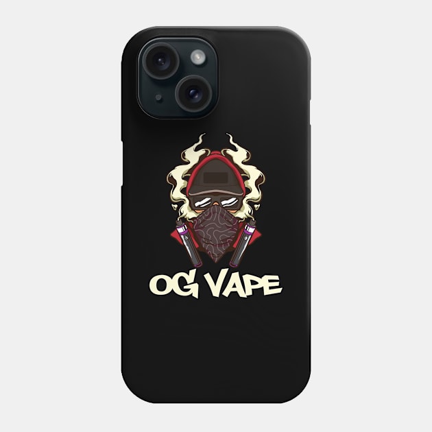 OG Vape Funny Vape Gift Phone Case by CatRobot