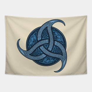 Trinity Knot - Blue Tapestry