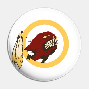 Red Squigts Pin