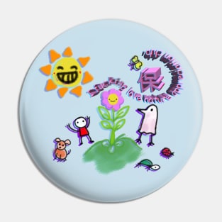 I Love Nature Appreciation Club Pin