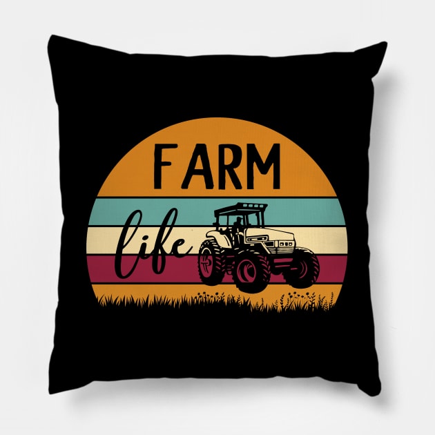 Farm Life Pillow by busines_night