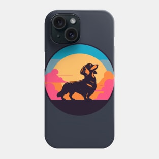 Wiener Dog - Retro Boho Dachshund Phone Case