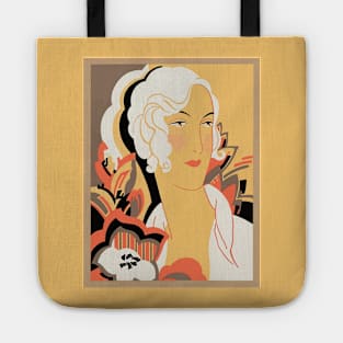 Retro Fashion Illustration Tote