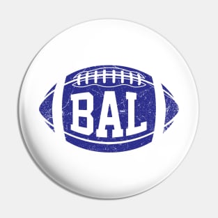 BAL Retro Football - White Pin