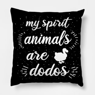 Mein Dodo Spirit animal Motiv Retro Fan Pillow