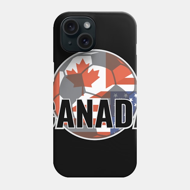 Soccer Canada Versus USA Phone Case by c1337s