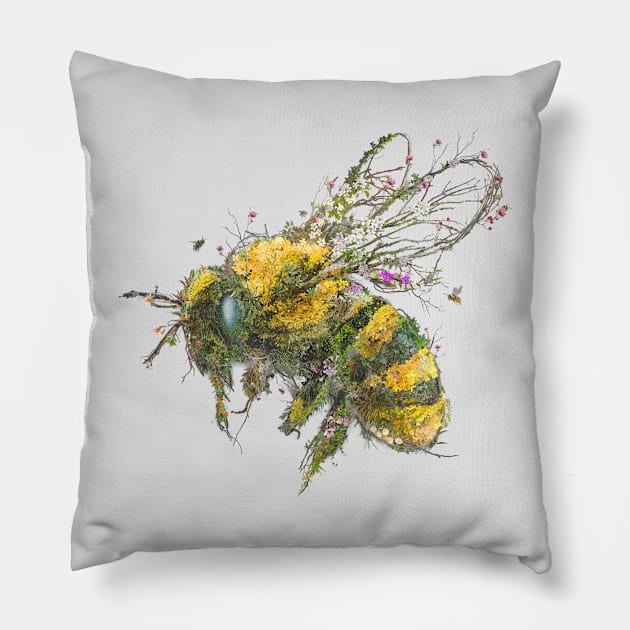 Bumble bee Pillow by barrettbiggers