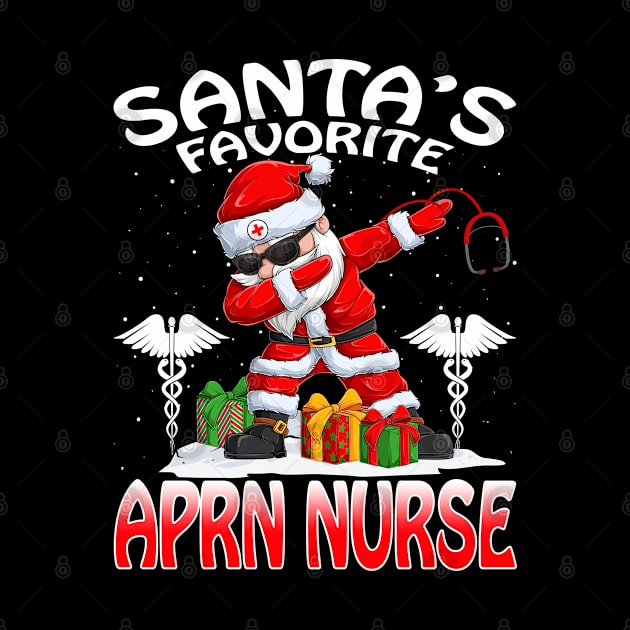 Santas Favorite Aprn Nurse Christmas T Shirt by intelus
