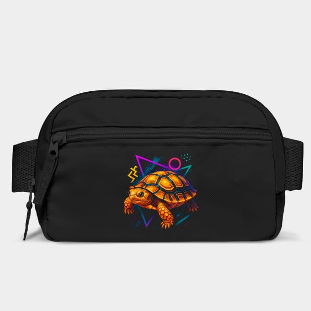 Retro Neon Russian Tortoise by Reptiq's Store
