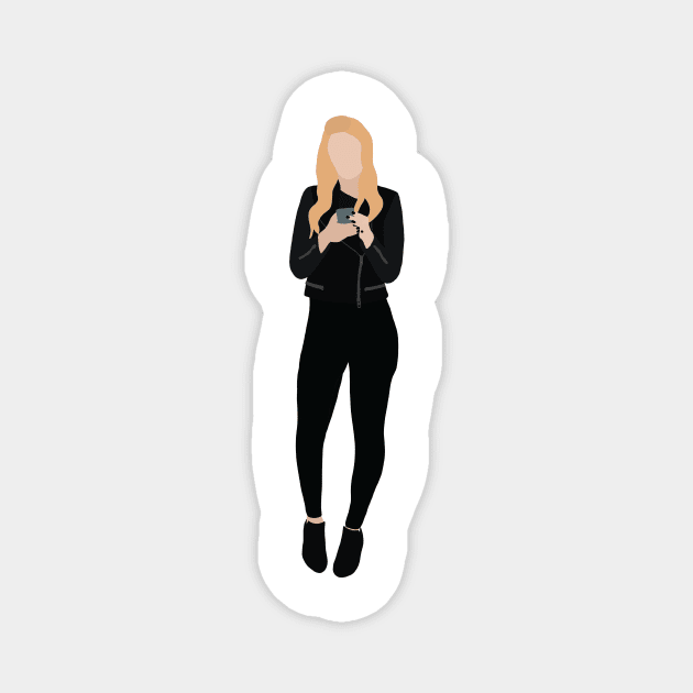the good place bad janet illustration Magnet by WorkingOnIt