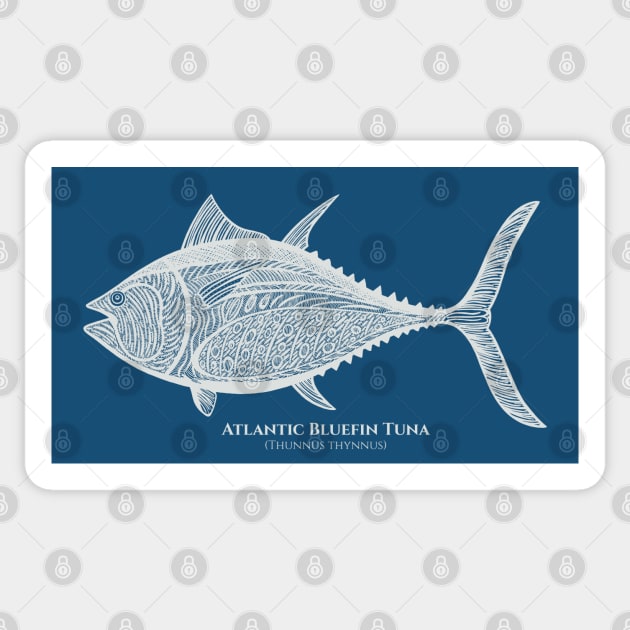 Atlantic Bluefin Tuna with Common and Scientific Names - Tuna Fish