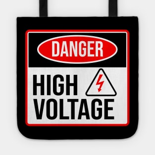 Danger High Voltage Tote