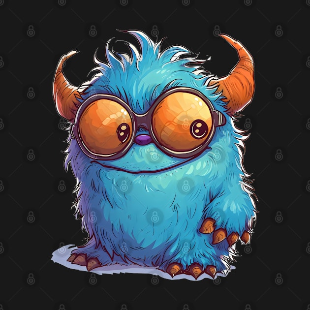 Cute Fluffy Monster by Obotan Mmienu