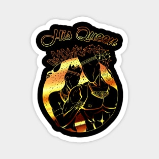 King and Queen Of The Stars - Black Gold His Queen Magnet