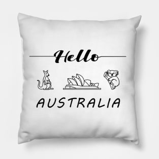 Hello Australia Pillow