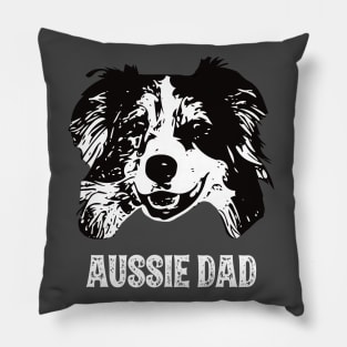 Australian Shepherd Dog Dad Pillow