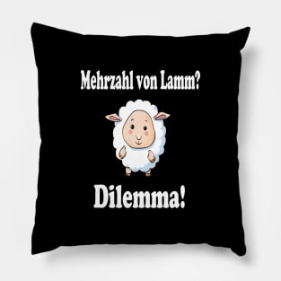 Mehrzahl von Lamm? Dilemma! Pillow