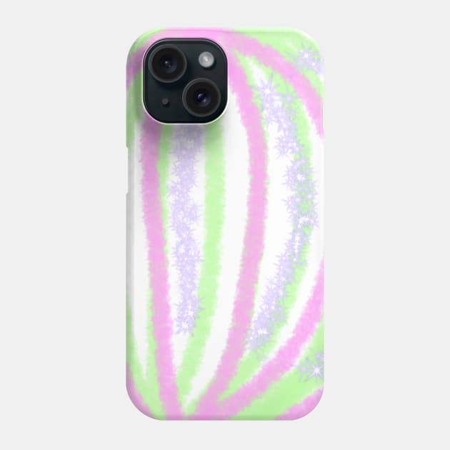 Pink green yellow watercolor art design Phone Case by Simplecooldesignss